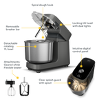 Ooni Halo Pro Spiral Dough Mixer